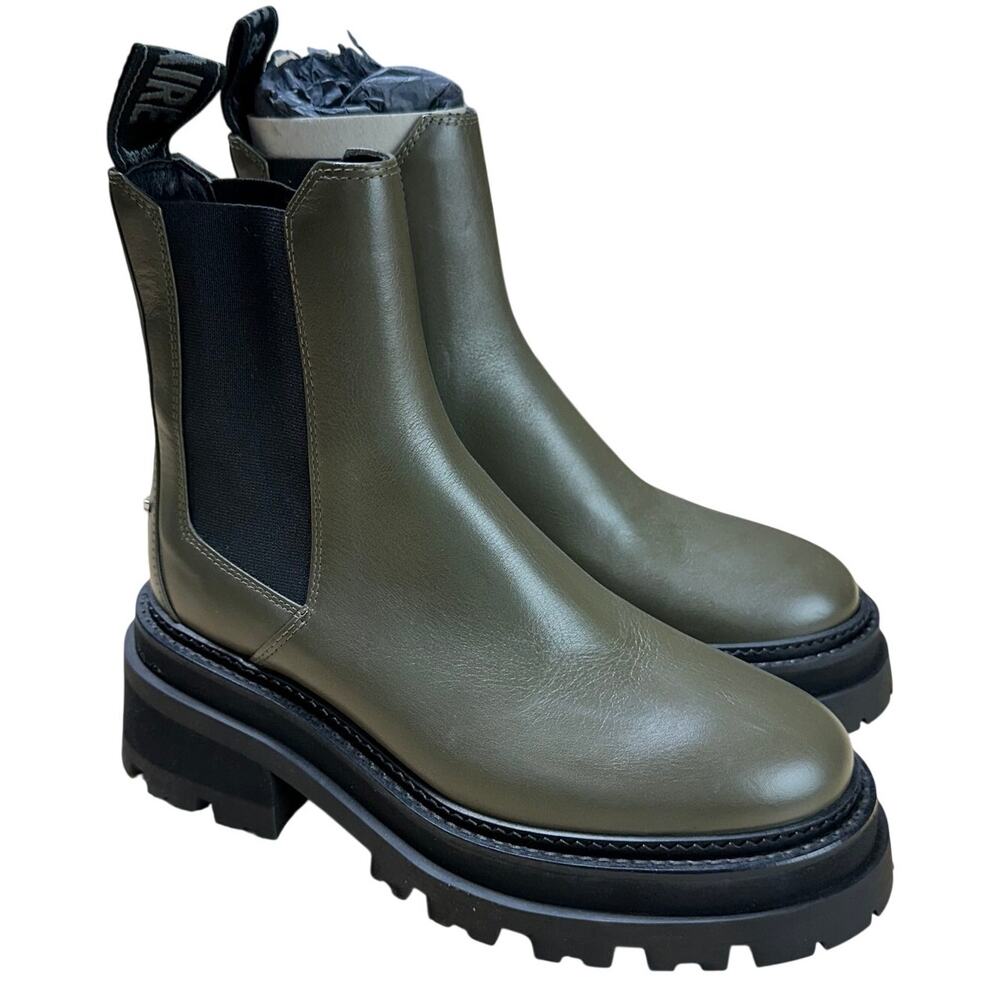 Zadig & Voltare Ride Chelsea Boot Green/Black Women's Size 36 (US 5) NWOB